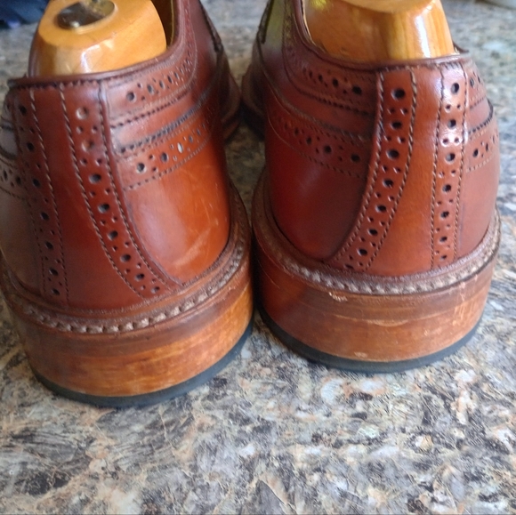 Johnston &Murphy Chestnut Brown Like New Wingtips Lace up Size 10M main image 5
